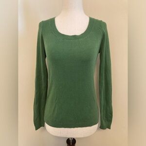 LOFT Green Long Sleeve Sweater XS
